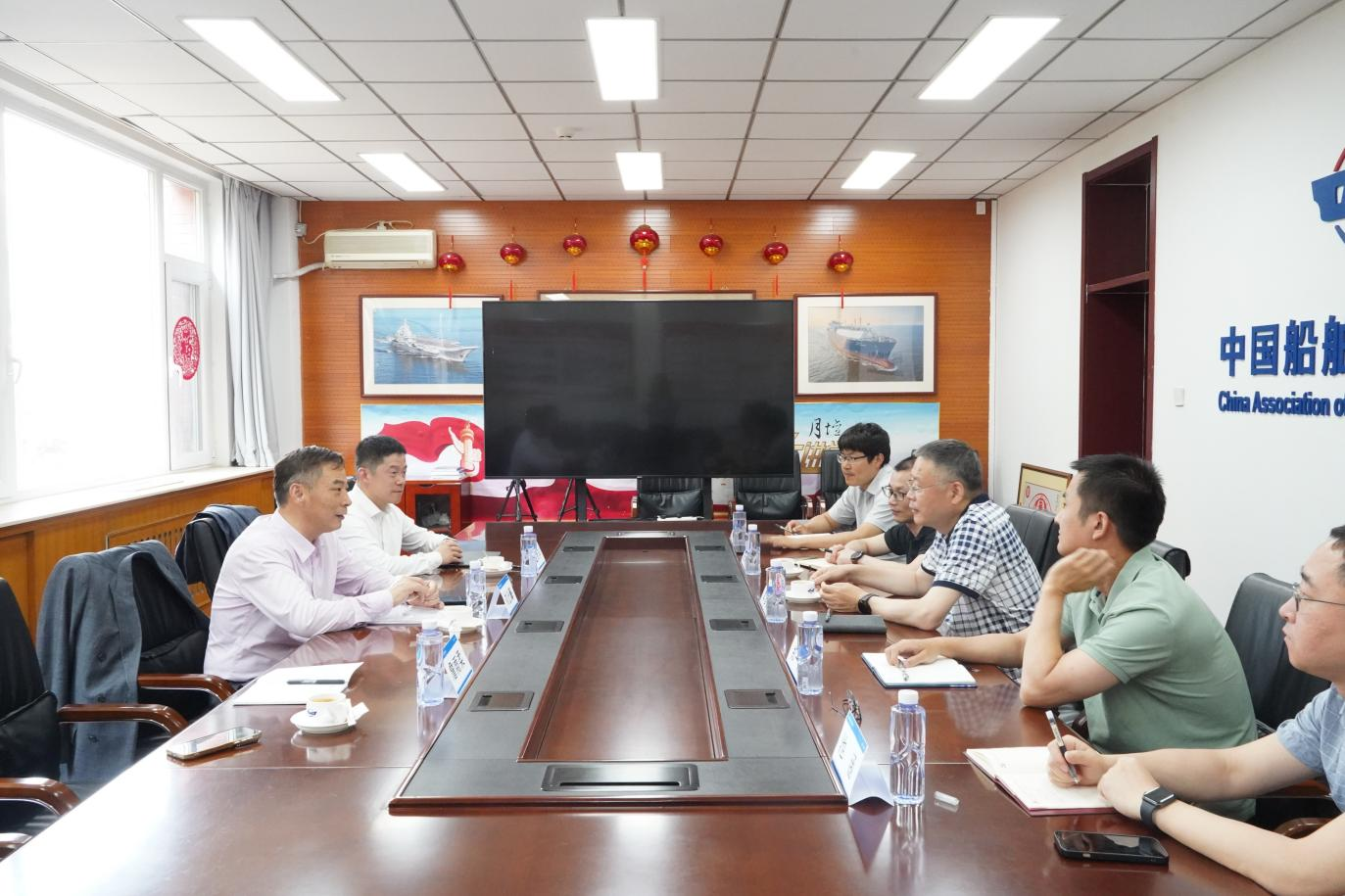 中国船东协会常务副会长刘上海一行走访中国船舶工业…