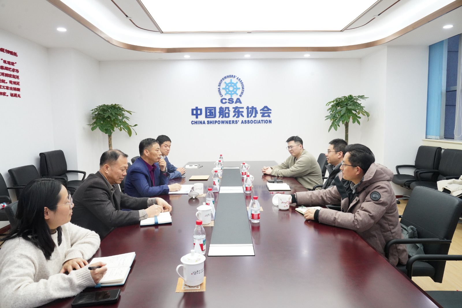 上海市浦东新区商务委员会副主任王骞一行访问中国船&hellip;