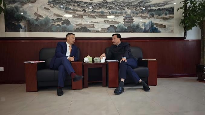 沧州市委书记张才会见会刘上海常务副会长