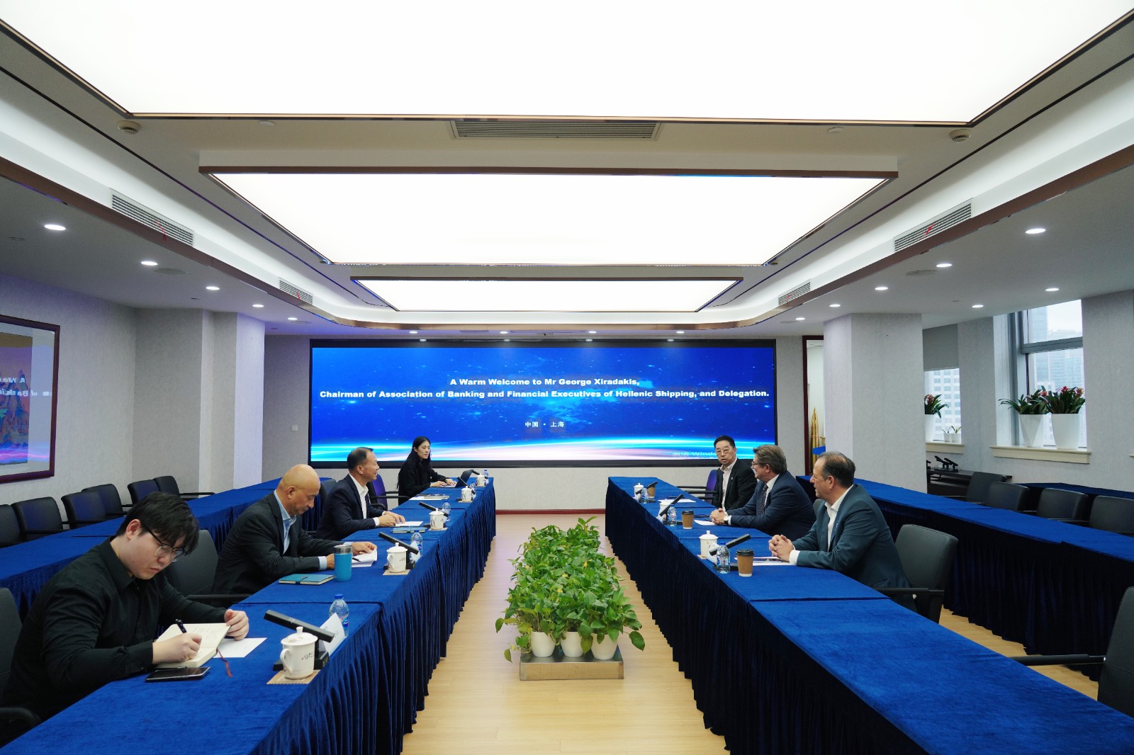 希腊航运财务管理人协会主席George Xiradakis一行来&hellip;